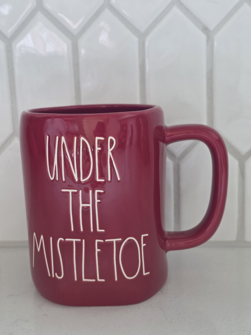 Rae Dunn Under The Mistletoe Mug